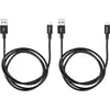 Image de Verbatim Sync and Charge - Câble USB - USB (M) à micro-USB type B (M) - 1 m - noir (pack de 2)