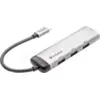 Image de Hub USB Type C Verbatim - 4 ports USB 3.2 (Argent) #2POURCENT