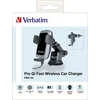 Image de Verbatim FWC-03 Pro Qi Fast Wireless Autoladegerät retail Smartphone Noir USB Recharge sans fil Auto