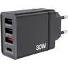 Image de Verbatim Power Charger 30W 3Xusb-A/Usb-C Pd 3.0 Chr-30Eu2 Black/Black 49700