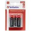 Image de Verbatim Alkaline Battery C Lr14 2Szt Black/Black 49922