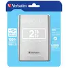 Image de Verbatim Disque dur portable USB Store 'n' Go 3.0, 2 To, Argenté - Neuf