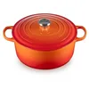 Image de Le Creuset Cocotte Signature en Fonte Émaillée avec Couvercle, 28 cm, Ronde, 6,7 L, 6,125 kg, Volcanique, 21177280902430 en occasion ou reconditionné