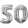 Image de Ballon Aluminium 66 cm : 50 ans - Argent