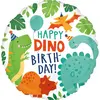Image de Ballon aluminium rond Dinosaure - 43 cm