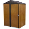 Image de Abri de jardin Spacemaker Woodlake aspect bois 151 x 122 x 198 cm (L x P x H)