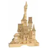 Image de Disney, La Belle et la Bête, Enesco, Château illuminé, Beige, Marron. Enfants, Beige, Marron, Taille unique