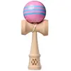 Image de KENDAMA - Tribute Kendama - Rose avec 3 rayures Bleu ciel - Vernis - OKENDAMA Jeu de plein air - IC-FTRB303