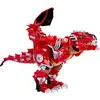 Image de MGA Entertainment, Armorsaurs, Dinosaure blindé "Armor-Up", modèle T-Rex, Ajax, 6 ans, rouge, plastique
