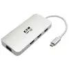 Image de Tripp Lite U442-DOCK12-S station d'accueil USB 3.2 Gen 2 (3.1 Gen 2) Type-C Argent - Neuf