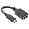 Image de Tripp Lite U428-C6N-F câble USB USB 3.2 Gen 1 (3.1 Gen 1) 0,2 m USB C USB A Noir - Neuf