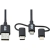 Image de Tripp Lite M101-006-LMC-BK Universal USB-A vers Lightning