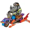 Image de Tortues Ninja - Figurine avec véhicule Rocksteady & Chopper 12 cm - Playmates Figurine - BOTI39559