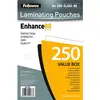 Image de Lot de 250 Pochettes à plastifier Fellowes 80 microns A4 (Transparent Brillant) #3POURCENT