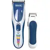 Image de Tondeuse a cheveux - WAHL - COLOR PRO CORDLESS - 3,5 W - 8 sabots - Autonomie : 60 min - Bleu / Gris - Neuf
