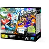 Image de Console Nintendo Wii U 32 Go noire + Mario Kart 8 préinstallé +Splatoon (code de téléchargement) en occasion ou reconditionné