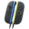 Image de Paire de manettes Nintendo Joy-Con Switch Bluetooth Bleue et Jaune néon - Neuf
