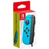 Image de Manette Nintendo Joy-Con (L) Neon Blue sans fil pour Switch / Switch OLED Bluetooth 3.0 capteurs de mouvement et HD Rumble avec dragonne noire - Neuf