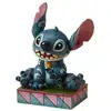 Image de Statuette Lilo Et Stitch Disney Traditions Stitch Assis Et Souriant - Neuf