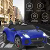 Image de Voiture électrique pour enfants avec histoires & musique & klaxon & phares & télécommande marine