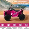 Image de Quad électrique pour enfants 12V avec vitesse et vitesse de 2,2/4,3 KM/H. Cor, musique et amp; Feux LED quad électrique rose
