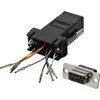 Image de StarTech.com Adaptateur modulaire DB9 vers RJ45 - F/F - Noir