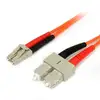 Image de StarTech.com Câble patch à fibre optique duplex 62,5/125 multimode 1 m LC - SC - Neuf