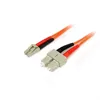 Image de StarTech.com Câble patch à fibre optique duplex 50/125 multimode 1 m LC - SC