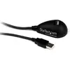 Image de StarTech.com Rallonge USB 2.0 1,5m avec station d'accueil - Câble d'extension USB-A mâle vers femelle avec support ennoir - Rallonge USB - USB (M)