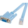 Image de StarTech.com 1,8m RJ45 vers DB9 Cisco Console Management Router Cable - St/Bu - câble série - RJ-45 (M) vers DB-9 (W) - 1.8 m - bleu - pour P/N : EC1S952, EC2S952, IES101002SFP