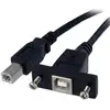 Image de StarTech.com Câble USB 30 cm monté sur panneau B vers B - F/M - Neuf