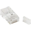 Image de StarTech.com Cat 6 RJ45 Modular Plug for Solid Wire - 50 Pack (CRJ45C6SOL50) - Connecteur réseau - RJ-45 (M) - CAT 6 - clair (pack de 50) - pour P/N : WIRC6CMPBLU
