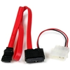 Image de StarTech.com Câble adaptateur 90 cm Slimline SATA vers SATA avec alimentation LP4 - Neuf