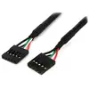 Image de StarTech.com Câble adaptateur interne carte mère 46 cm 5 broches USB IDC   F/F - Neuf