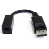 Image de Startech.com Câble Displayport Vers Mini Displayport 15 Cm - Vidéo Uhd 4k X 2k - Câble Adaptateur Dp Mâle Vers Mini Displayport Femelle - Câble De Rallonge Pour Ordinateur Dp Vers Moniteur Mdp 1.2