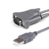 Image de StarTech.com Câble adaptateur USB 2.0 vers série RS232 / DB9 / DB25 - mâle/femelle - Câble convertisseur/adaptateur USB vers série - Adaptateur série - USB 2.0 - Gris