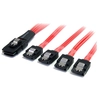 Image de StarTech.com Câble Mini SAS SFF-8087 vers 4 SATA avec verrouillage - 50 cm - Neuf