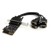Image de StarTech.com Carte Série PCI Express RS232 à 4 Ports avec Câble de Connexion - Remplacé par PEX4S953LP - Neuf