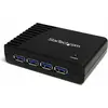 Image de StarTech.com 4 Port SuperSpeed USB 3.0 Hub - Schwarz - Hub - 4 x SuperSpeed USB 3.0 - Desktop