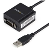 Image de StarTech.com Adaptateur FTDI USB 2.0 vers série - Convertisseur d'interface USB vers RS232 / DB9 (COM) - mâle / mâle 1,8m - Adaptateur série - USB - RS-232 - noir