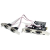 Image de StarTech.com Carte PCI Express avec 4 Ports DB-9 RS232 - Adaptateur PCIe Série - UART 16550 - Neuf