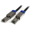 Image de StarTech.com Câble externe mini SAS SFF-8088 vers mini SAS SFF-8088 de 1m avec verrouillage - M/M - Noir - Neuf