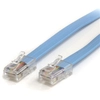 Image de StarTech.com Cisco Ethernet RJ45 M/M 1.8m blue flat console rollover cable