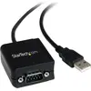 Image de StarTech.com Câble adaptateur 1 port FTDI USB vers RS232 isolé optiquement - Adaptateur série RS-232 DB9 - Adaptateur série - USB - RS-232 - Noir