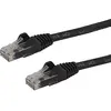 Image de StarTech.com Patch Cable Cat6 UTP RJ45 Gigabit 1m Black Anti-tangle PoE