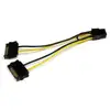 Image de Startech - Com 15cm Sata Power Adapter Cable To Pcie Pci Express Pcie Graphics Card 6-pin Female Power Connector ,lifetime Warranty