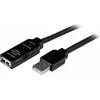 Image de StarTech.com 20m de câble d'extension actif USB 2.0 - mâle/femelle - câble d'extension USB 2.0 High Speed - câble d'extension USB - USB (M) à USB (W) - USB 2.0 - 20 m - actif - noir - pour P/N : SVA5H2NEUA, UUSBOTG