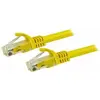 Image de StarTech.com 15m CAT6 Ethernet Cable, 10 Gigabit Snagless RJ45 650MHz 100W PoE Patch Cord, CAT 6 10GbE UTP Network Cable w/Strain Relief, Yellow, Fluke Tested/Wiring is UL Certified/TIA - Category 6 - 24AWG (N6PATC15MYL)