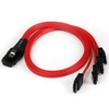 Image de StarTech.com Câble inversé SFF-8087 vers 4 SATA 50 cm - Mini SAS interne vers SATA - Neuf