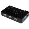 Image de StarTech.com Hub 6 ports USB 3.0 / 2.0 avec port de charge 2A - 2x USB 3.0 SuperSpeed et 4x USB 2.0 Combo Hub - Hub - 2 x SuperSpeed USB 3.0 + 4 x USB 2.0 - Ordinateur de bureau - pour P/N : MSDREADU3CA, SDMSDRWU3AC, USB312SAT3CB, USB315CB2M, USBLTM1MBK, USBLTM1MWH